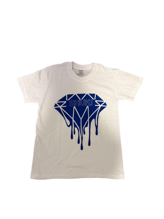 Shuki Diamond T-Shirt - Navy Diamond